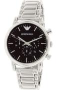 Emporio Armani Herreklokke AR1894 Dress Sort/Stål Ø46 mm