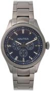 Nautica 99999 Herreklokke NAPSTB004 Blå/Stål Ø44 mm