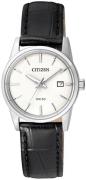 Citizen Dress Dameklokke EU6000-06A Hvit/Lær Ø27 mm