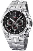 Festina Sport Herreklokke F20327-6 Sort/Stål Ø44 mm