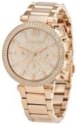 Michael Kors Parker Dameklokke MK5857 Rosegullfarget/Rose-gulltonet