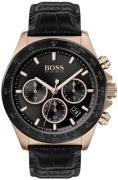 Hugo Boss 99999 Herreklokke 1513753 Sort/Lær Ø45.07 mm