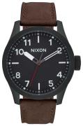 Nixon 99999 Herreklokke A9751032-00 Sort/Lær Ø43 mm