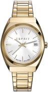 Esprit Emily Dameklokke ES108522003 Hvit/Gulltonet stål Ø32 mm