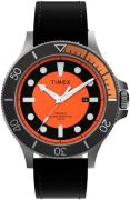 Timex Allied Herreklokke TW2U10700 Orange/Lær Ø43 mm