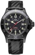 Glycine Combat Sub Herreklokke GL0244 Sort/Lær Ø42 mm