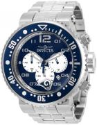 Invicta 99999 Herreklokke 30272 Blå/Stål Ø52 mm