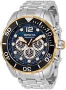 Invicta Pro Diver Herreklokke 33829 Blå/Stål Ø50 mm