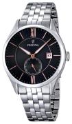 Festina Dress Herreklokke F16871-4 Sort/Stål Ø42 mm