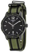 Tissot Quickster Nato Herreklokke T095.410.37.057.00 Sort/Stål Ø40