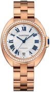 Cartier Cle De Cartier Dameklokke WJCL0045 Sølvfarget/18 karat rosé