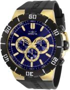 Invicta Pro Diver Herreklokke 30728 Blå/Gummi Ø54 mm