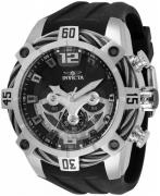 Invicta Bolt Herreklokke 35629 Sort/Gummi Ø51 mm