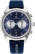 Tommy Hilfiger Bennett Herreklokke 1791781 Blå/Gummi Ø44 mm