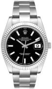 Rolex Datejust 41 Herreklokke 126334-0017 Sort/Stål Ø41 mm