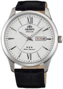 Orient Classic Herreklokke FAB0B003W9 Sølvfarget/Lær Ø43 mm