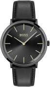 Hugo Boss 99999 Herreklokke 1513830 Sort/Lær Ø40 mm