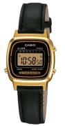 Casio Collection Dameklokke LA670WEGL-1EF LCD/Lær