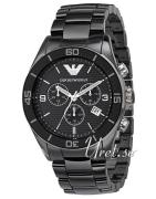 Emporio Armani Franco Herreklokke AR1421 Sort/Keramik Ø42 mm