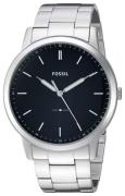 Fossil 99999 Herreklokke FS5307 Sort/Stål Ø44 mm