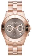 Marc by Marc Jacobs Blade Dameklokke MBM3308 Brun/Rose-gulltonet