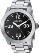 Nixon 99999 Herreklokke A346000-00 Sort/Stål Ø48 mm