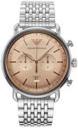 Emporio Armani Herreklokke AR11239 Rosegullfarget/Stål Ø43 mm