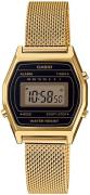 Casio LA690WEMY-1EF Retro LCD/Gulltonet stål