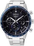 Seiko Herreklokke SSB357P1 Sort/Stål Ø45 mm