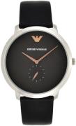 Emporio Armani Herreklokke AR11162I Modern Slim Sort/Lær Ø42 mm