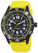 Nautica Herreklokke NAD13527G Analog Sort/Gummi Ø44 mm