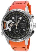 Hamilton Herreklokke H76616933 Khaki Aviation Sort/Gummi Ø44 mm