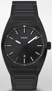 Fossil Herreklokke FS5824 Everett 3 Sort/Stål Ø42 mm