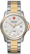 Swiss Military Herreklokke 06-5044.1.55.001 Recruit Hvit/Gulltonet