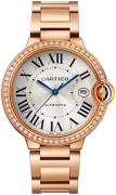 Cartier Herreklokke WJBB0057 Ballon Bleu De Sølvfarget/18 karat