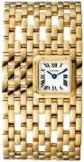 Cartier Dameklokke WGPN0018 Panthere De Hvit/18 karat gult gull