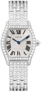 Cartier Dameklokke HPI00778 Tortue Sølvfarget/18 karat hvitt gull