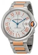 Cartier Herreklokke W6920095 Ballon Blue Sølvfarget/18 karat rosé