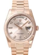 Rolex Herreklokke 118235F-0029 Day-Date Rosegullfarget/18 karat rosé