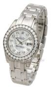 Rolex Dameklokke 80299-0061 Lady Datejust Pearlmaster Hvit/18 karat