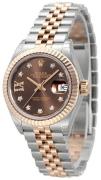 Rolex Dameklokke 279171-0003 Lady-Datejust 28 Brun/18 karat rosé