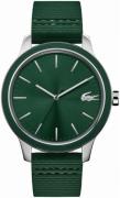 Lacoste Herreklokke 2011085 Grønn/Gummi Ø44 mm