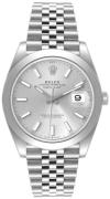 Rolex Herreklokke 126300-0004 Datejust 41 Sølvfarget/Stål Ø41 mm