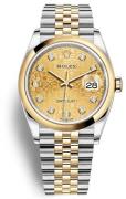 Rolex Herreklokke 126203-0033 Datejust 36 Champagnefarget/Stål Ø36