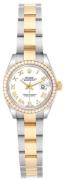 Rolex Dameklokke 279383RBR-0024 Lady-Datejust 28 Hvit/18 karat gult