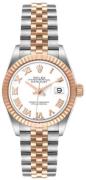 Rolex Dameklokke 279171-0021 Lady-Datejust 28 Hvit/18 karat rosé