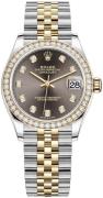 Rolex Dameklokke 278383RBR-0022 Datejust 31 Grå/18 karat gult gull