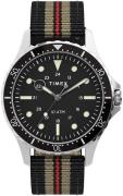 Timex Herreklokke TW2U11100 Sort/Tekstil Ø41 mm