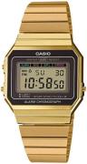 Casio Herreklokke A700WEG-9AEF Collection LCD/Gulltonet stål