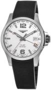 Longines Herreklokke L3.718.4.76.9 Conquest V.H.P. Sølvfarget/Gummi